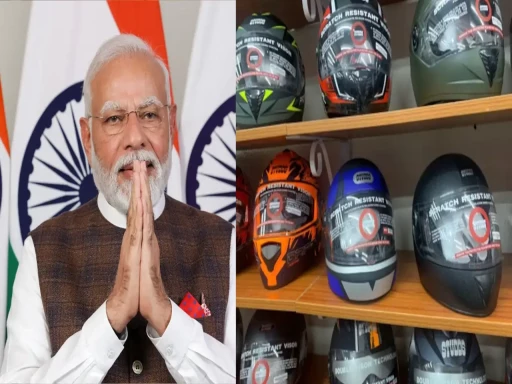 bjp giving free helmet in rajasthan 1694941424