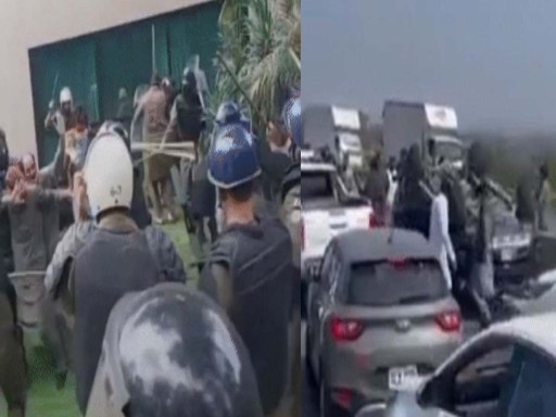 bulldozer at imran khan home 1679134758