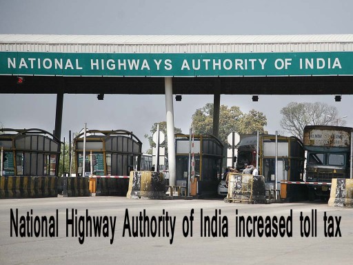 national highway authority of india increased toll tax 1679724506