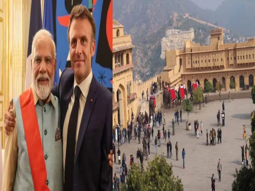 pm modi and french president jaipur visit 1706091308 1