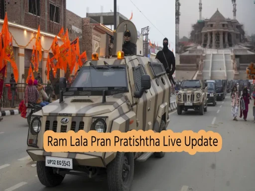 राम लला प्राण प्रतिष्ठा: अयोध्या कड़ी सुरक्षा में, योगी भी आयेंगे