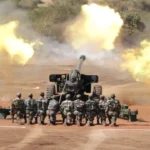 Indian Army War Practice on Rajasthan Border