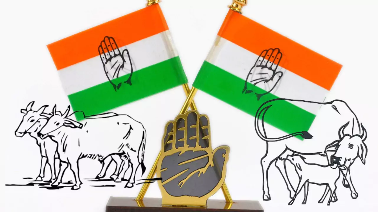 Congress Party Election Symbol History in Hindi