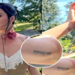 Katy Perry Tattoo in Sanskrit
