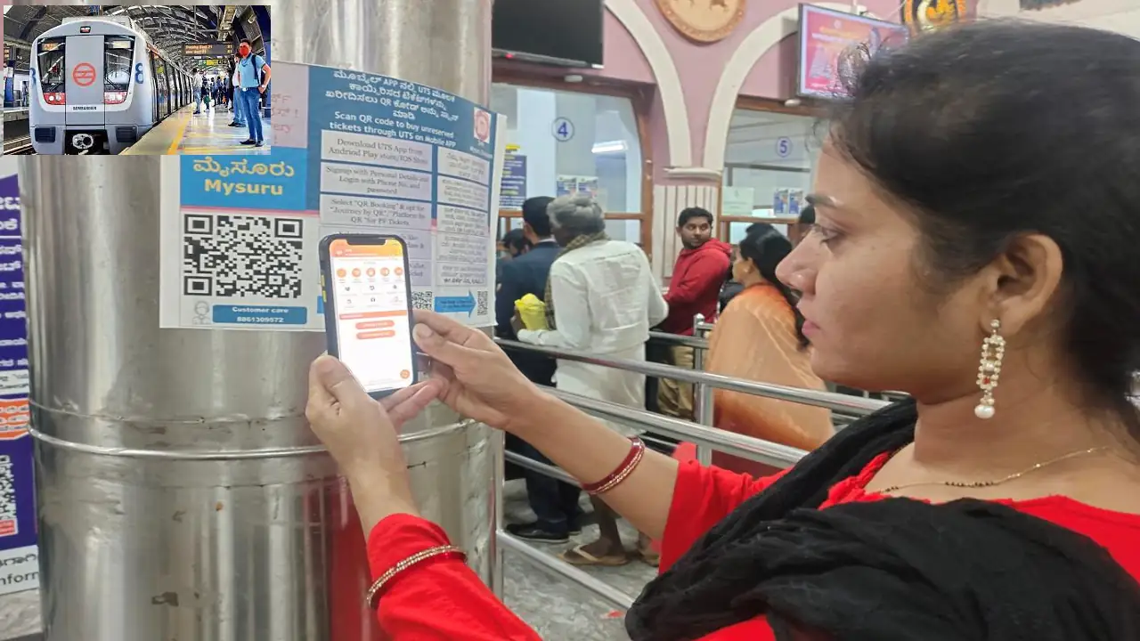 QR Code Scan for Train and Platform Ticket