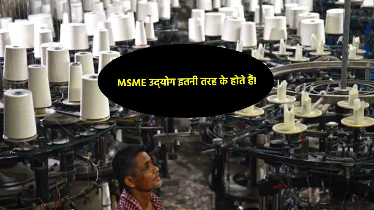 MSME उद्योग कितनी तरह के होते हैं