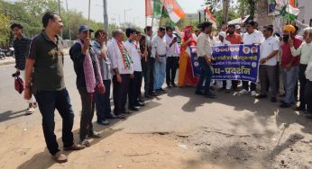 सोनिया गांधी व राहुल गांधी के खिलाफ ईडी चार्ज शीट पेश, विरोध में उतरी कांग्रेस का धरना प्रदर्शन